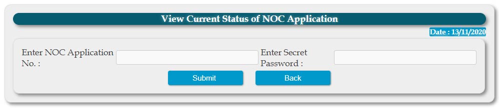 check status of NOC