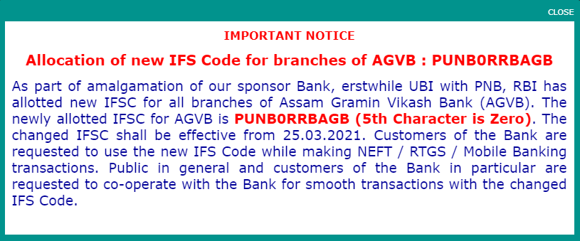 AGVB New IFSC Code