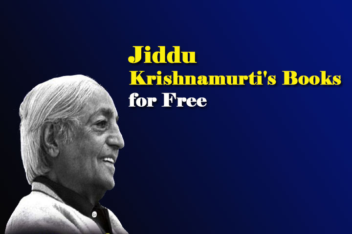 Krishnamurti's Books PDF