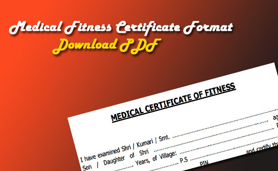 medical fitness certificate pdf