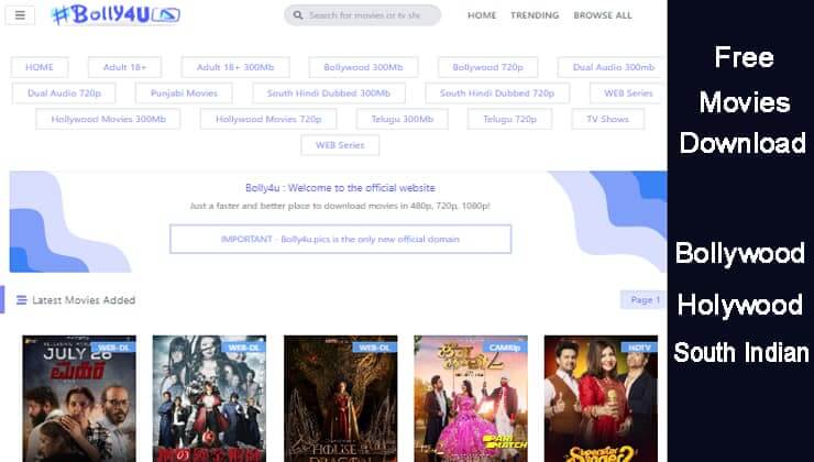 Bolly4u - Download Bollywood | Hollywood | Dual Audio 300Mb Movies - Fact