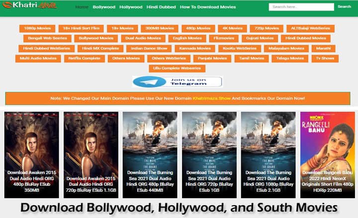 Khatrimaza 2023 - Download Bollywood, Hollywood, and South Movies Free in HD  - Facts