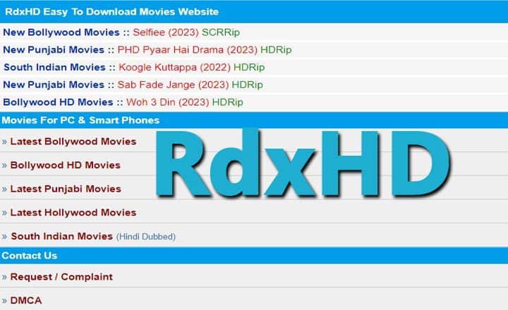 RdxHD 2023 - Download Bollywood, Punjabi, Hollywood, and South Indian Movies  in Full HD - Facts